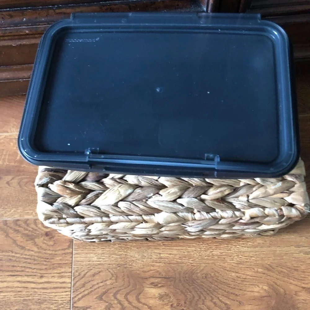 Madesmart black collapsible lunch container